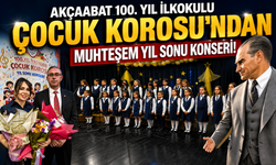 AKÇAABAT 100. YIL İLKOKULU ÇOCUK KOROSU’NDAN MUHTEŞEM YIL SONU KONSERİ