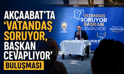 AKÇAABAT’TA “VATANDAŞ SORUYOR, BAŞKAN CEVAPLIYOR” BULUŞMASI
