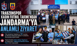 TRABZONSPOR KADIN FUTBOL TAKIMI’NDAN JANDARMA’YA ANLAMLI ZİYARET