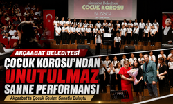 AKÇAABAT BELEDİYESİ ÇOCUK KOROSU’NDAN UNUTULMAZ SAHNE PERFORMANSI