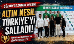 DÜZKÖY’DE SPORDA DEVRİM: ALTIN NESİL TÜRKİYE’Yİ SALLADI!