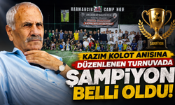 KAZIM KOLOT ANISINA DÜZENLENEN TURNUVADA ŞAMPİYON BELLİ OLDU