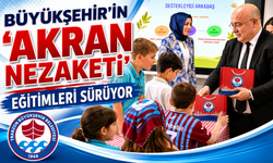 BÜYÜKŞEHİR'İN 'AKRAN NEZAKETİ' EĞİTİMLERİ SÜRÜYOR