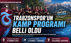TRABZONSPOR’UN YENİ SEZON KAMP PROGRAMI BELLİ OLDU