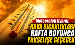 METEOROLOJİ UYARDI: HAVA SICAKLIKLARI HAFTA BOYUNCA YÜKSELİŞE GEÇECEK