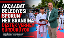 AKÇAABAT BELEDİYESİ SPORUN HER BRANŞINA DESTEK VERMEYİ SÜRDÜRÜYOR