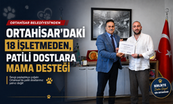 ORTAHİSAR’DAKİ 18 İŞLETMEDEN, PATİLİ DOSTLARA MAMA DESTEĞİ