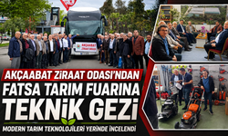 AKÇAABAT ZİRAAT ODASI’NDAN FATSA TARIM FUARINA TEKNİK GEZİ