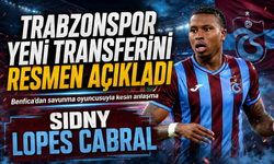TRABZONSPOR, SİDNY LOPES CABRAL TRANSFERİNİ RESMEN AÇIKLADI