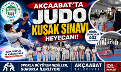 AKÇAABAT’TA JUDO KUŞAK SINAVI HEYECANI