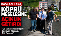 BAŞKAN KAYA, KÖPRÜ MESELESİNE AÇIKLIK GETİRDİ