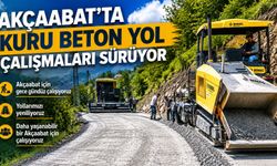 AKÇAABAT’TA YOL BAKIM ONARIM ÇALIŞMALARI SÜRÜYOR