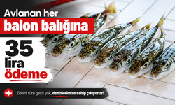 AVLANAN HER BALON BALIĞINA 35 LİRA ÖDEME