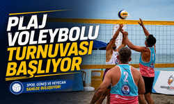 PLAJ VOLEYBOLU TURNUVASI BAŞLIYOR