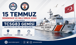 TCSG-83 SAHİL GÜVENLİK BOTU TRABZON’DA ZİYARETE AÇILDI
