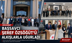 AKÇAABAT, BAŞSAVCI ŞEREF ÖZSÖĞÜT’Ü ALKIŞLARLA UĞURLADI