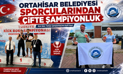 ORTAHİSAR BELEDİYESİ SPORCULARINDAN ÇİFTE ŞAMPİYONLUK