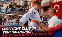 1461 FİGHT CLUB’ÜN YENİ SALONUNDA İLK KUŞAK SINAVI COŞKUSU