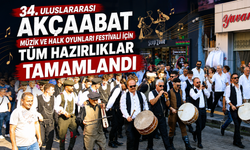 34. ULUSLARARASI AKÇAABAT MÜZİK VE HALK OYUNLARI FESTİVALİ İÇİN TÜM HAZIRLIKLAR TAMAMLANDI