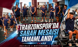 TRABZONSPOR’DA SABAH MESAİSİ TAMAMLANDI