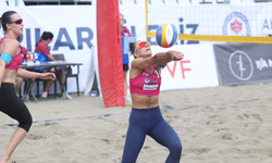 Yalıncak Plajı’nda Voleybol Şöleni