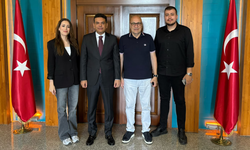Akçaabatın Sesi’nden Kaymakam Şahin’e Hoş Geldin Ziyareti