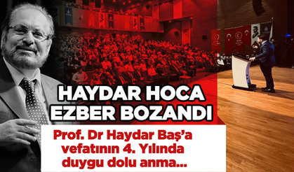 BTP GENEL BAŞKANI HÜSEYİN BAŞ: HAYDAR HOCA ASLINDA EZBER BOZANDI