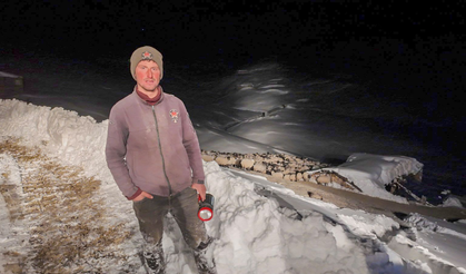 "YAYLADA MAHSUR KALAN BABA-OĞULUN İMDADINA BÜYÜKŞEHİR YETİŞTİ"