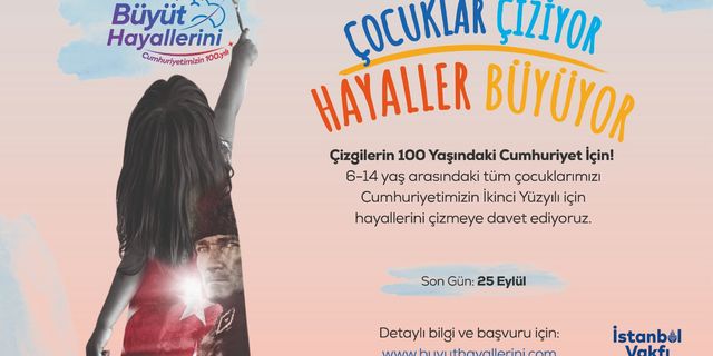 ÇOCUKLAR CUMHURİYET İÇİN ÇİZİYOR