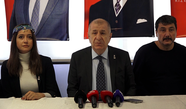 ZAFER PARTİSİ GENEL BAŞKANI PROF. DR. ÜMİT ÖZDAĞ, RİZE’DE BASIN AÇIKLAMASI YAPTI