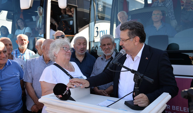 “TARİHE YOLCULUĞA UĞURLADI”