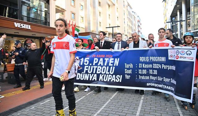 "DÜNYA ŞEHRİ TRABZON’DA PATEN FUTBOLU BAŞLIYOR"