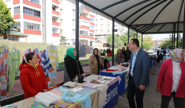 “SOSYETE PAZARINI ZİYARET ETTİ”