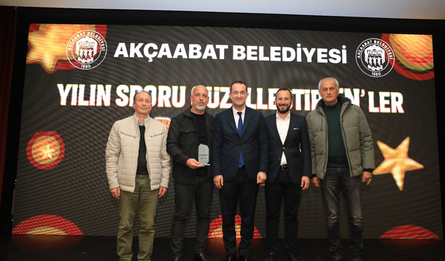 “AKÇAABAT’TA SPORU GÜZELLEŞTİR’EN’LER ONURLANDIRILDI”