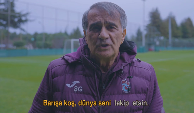 “ŞENOL GÜNEŞ VE FUTBOLCULAR, MARATONA DAVET İÇİN KAMERA KARŞISINA GEÇTİ”