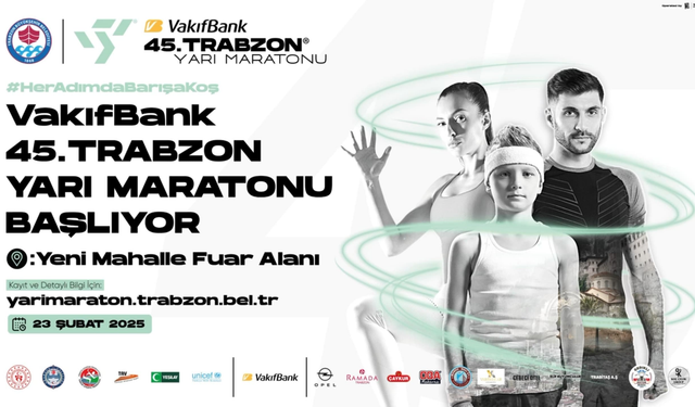 "TRABZON YARI MARATONU'NA REKOR BAŞVURU"