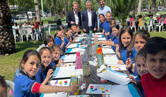 "ÇOCUKLARIMIZ SANATLA BULUŞTU"