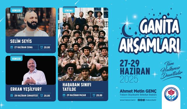 "TRABZON EĞLENCEYE GANİTA'DA DOYACAK"