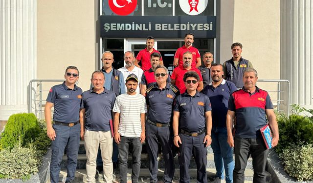 "TRABZON İTFAİYESİNDEN ŞEMDİNLİ’YE EĞİTİM DESTEĞİ"