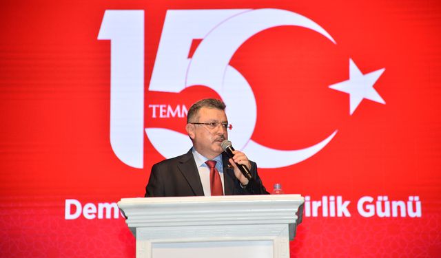 "BAŞKAN GENÇ’TEN 15 TEMMUZ MESAJI"