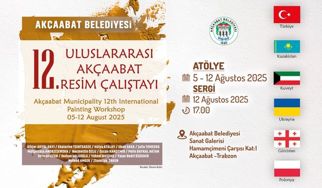 "AKÇAABAT’TA SANAT RÜZGÂRI ESECEK"