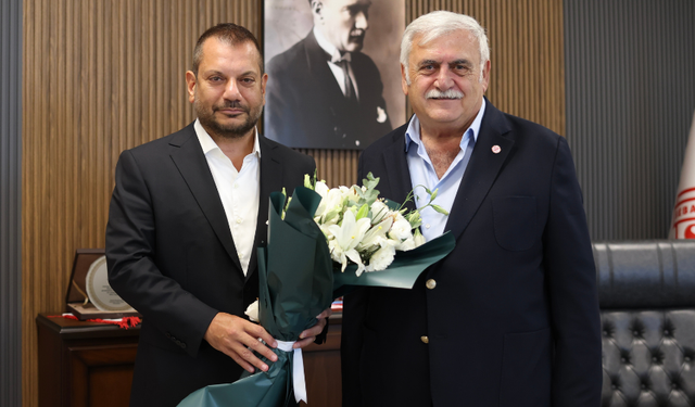 "BAŞKANIMIZ ERTUĞRUL DOĞAN’DAN SEBAT GENÇLİK SPOR BAŞKANI ATALAY ARMUTÇU’YA ZİYARET"