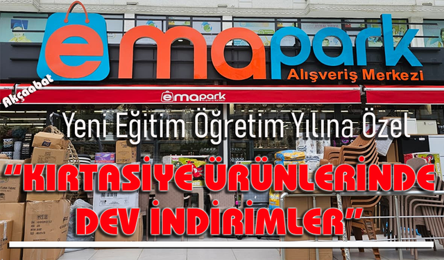 “EMAPARK ALIŞVERİŞ MERKEZİNDE OKULA DÖNÜŞ KAMPANYASI”