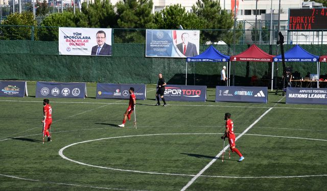 "ŞAMPİYONA, TÜRKİYE AMPUTE MİLLİ TAKIMI’NIN GALİBİYETİYLE BAŞLADI"
