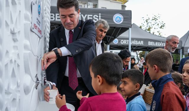 "KENT ÇEŞMELERİNİN ÜÇÜNCÜSÜ, BAHÇECİK’TE HİZMET VERMEYE BAŞLADI"