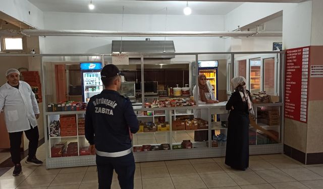 "BÜYÜKŞEHİR BELEDİYESİ’NDEN OKUL KANTİNLERİNE DENETİM"