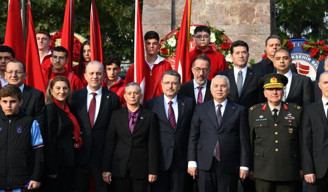 "BÜYÜK ÖNDER ATATÜRK TRABZON’DA TÖRENLE ANILDI"