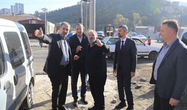 "MUSTAFA ŞEN, OSMANBABA KAVŞAĞI ÇALIŞMALARINI YERİNDE İNCELEDİ"