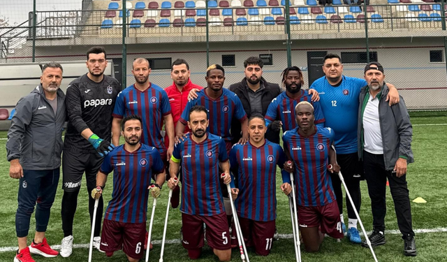 "BÜYÜKŞEHİR AMPUTE TAKIMI LİGE GALİBİYETLE BAŞLADI"