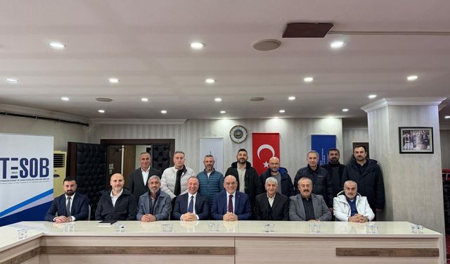 "ŞOFÖR ESNAFININ GÜÇLÜ ADAYI ÇELİKTÜRK, TESOB BAŞKANI METİN KARA İLE BİR ARAYA GELDİ"